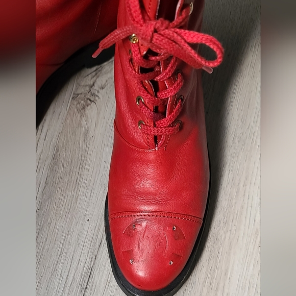 VINTAGE Chanel combat boots - Picture 9 of 9